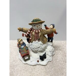1998 Weekend Play Sherri Buck Baldwin 1st Edition‎ #4 Snowman Christmas Figurine